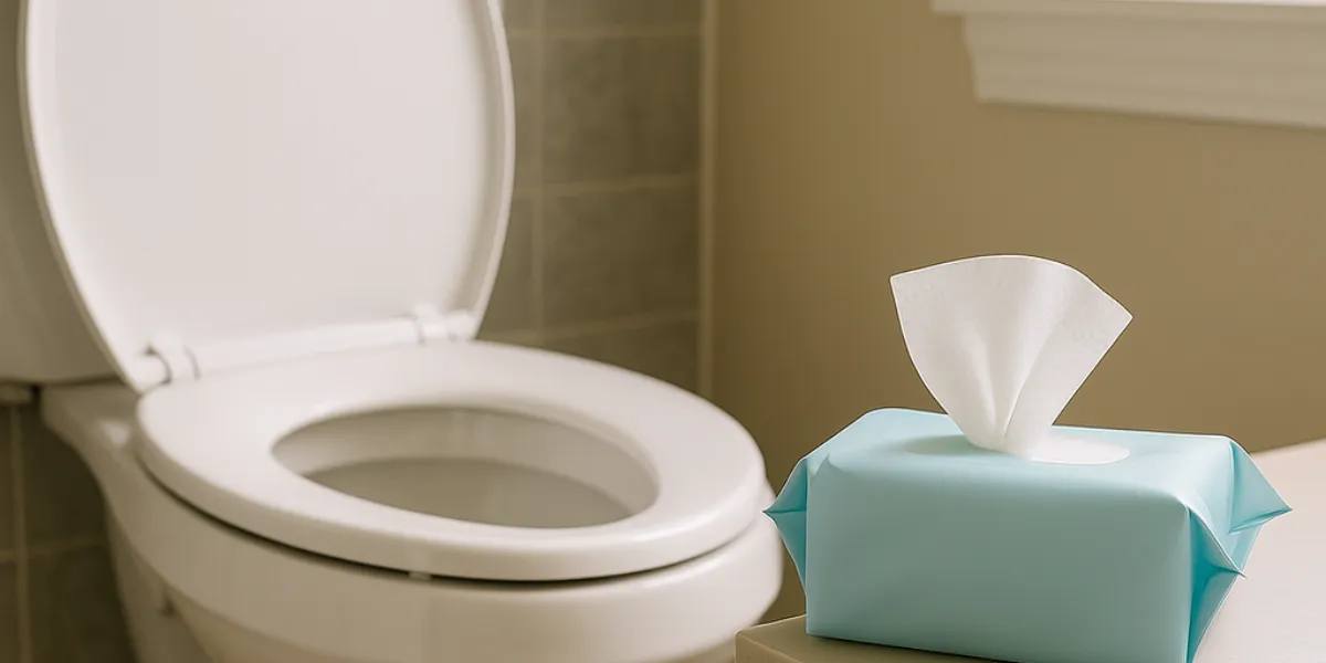 risk of flushing flushable wipes