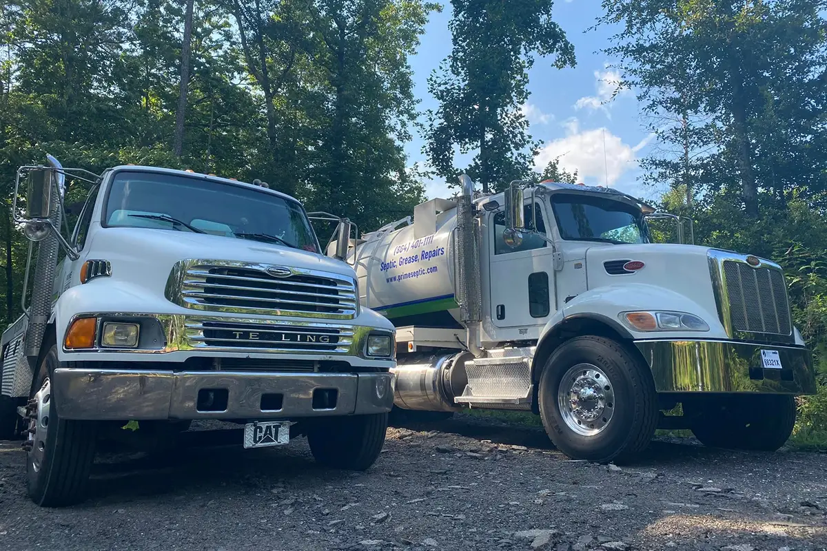 Commercial grease trap pumping